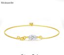 Moissanite Sterling Silver Bracelet