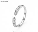 Moissanite Sterling Silver Ring