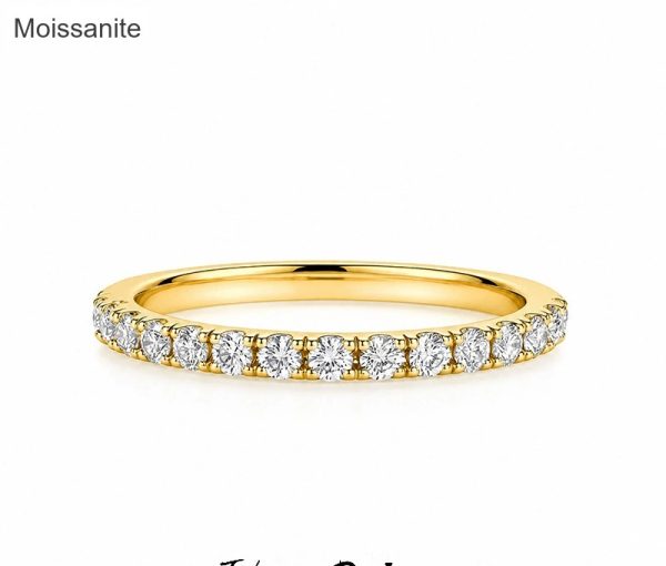 Moissanite Sterling Silver Ring