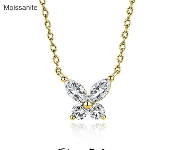 Moissanite Sterling Silver Necklace