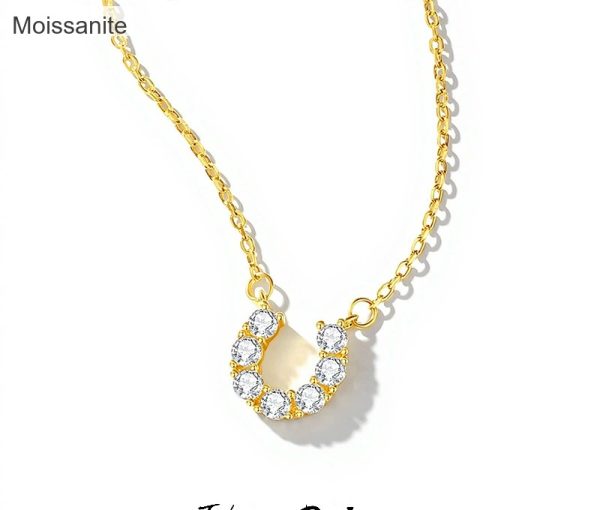 Moissanite Sterling Silver Necklace
