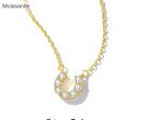 Moissanite Sterling Silver Necklace
