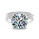[Moissanite] 925 Sterling Silver Classic Wedding Ring