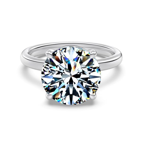 [Moissanite] 925 Sterling Silver Classic Wedding Ring