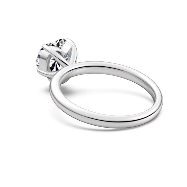 [Moissanite] 925 Sterling Silver Heart Cut Ring