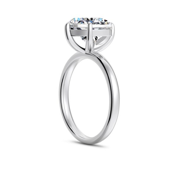 [Moissanite] 925 Sterling Silver Heart Ring