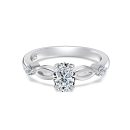 [Moissanite] 925 Sterling Silver Oval Cut Ring
