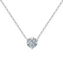 [Moissanite] 925 Sterling Silver Heart Necklace