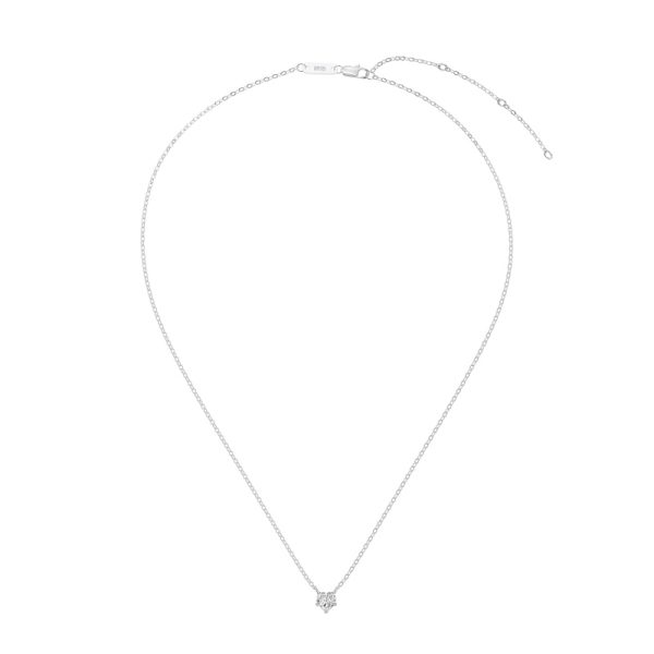 [Moissanite] 925 Sterling Silver Heart Necklace