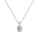 [Moissanite] 925 Sterling Silver Necklace