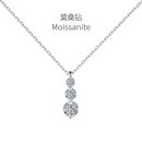 [Moissanite] 925 Sterling Silver Necklace