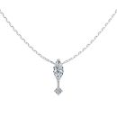 [Moissanite] 925 Sterling Silver Marquise Cut Necklace