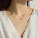 [Moissanite] 925 Sterling Silver Oval Cut Necklace