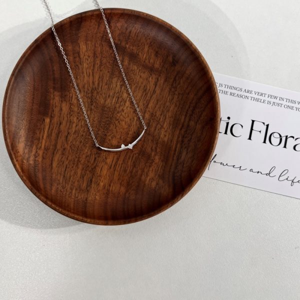 [Moissanite] 925 Sterling Silver Round Necklace