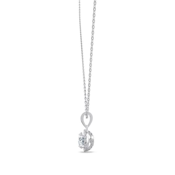 [Moissanite] 925 Sterling Silver Necklace