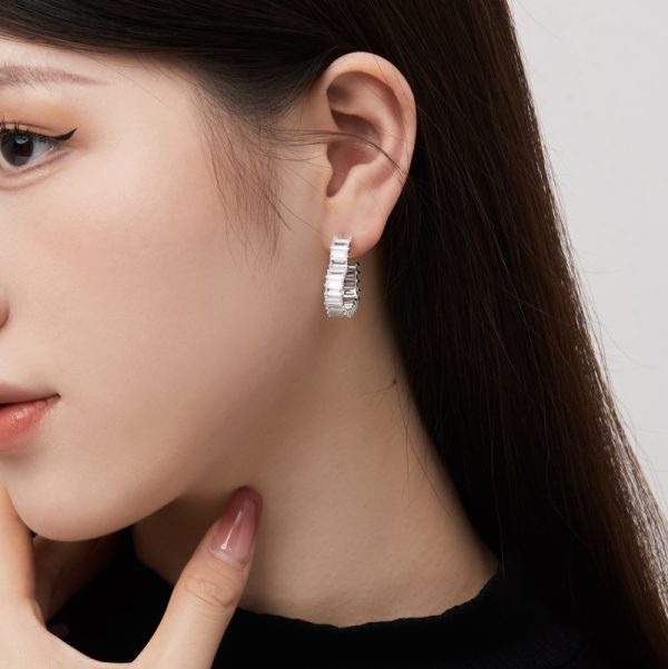 925 Sterling Silver Cubic Zirconia Earrings