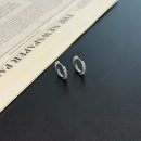 925 Sterling Silver White Cubic Zirconia Earrings