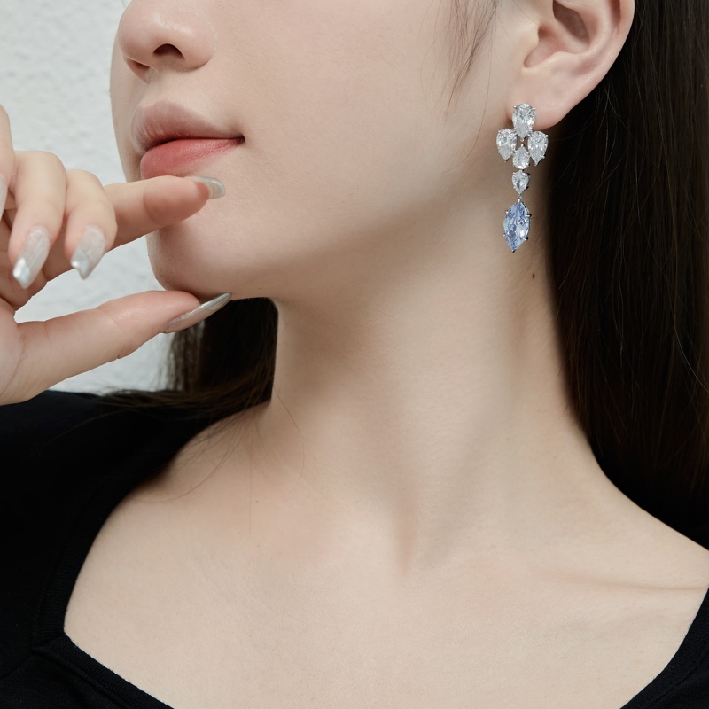 925 Sterling Silver Cubic Zirconia Earrings - Image 3