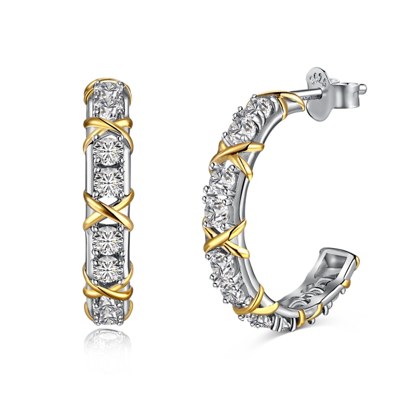 925 Sterling Silver Zirconia Earrings - Image 2