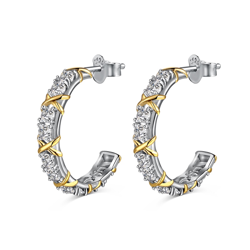 925 Sterling Silver Zirconia Earrings - Image 3