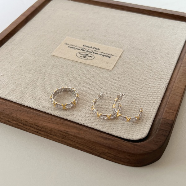 925 Sterling Silver Zirconia Earrings - Image 5