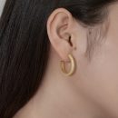 925 Sterling Silver 18K Plated Cubic Zirconia Earrings