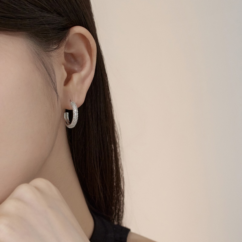 925 Sterling Silver Cubic Zirconia Earrings