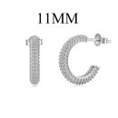 925 Sterling Silver Cubic Zirconia Earrings