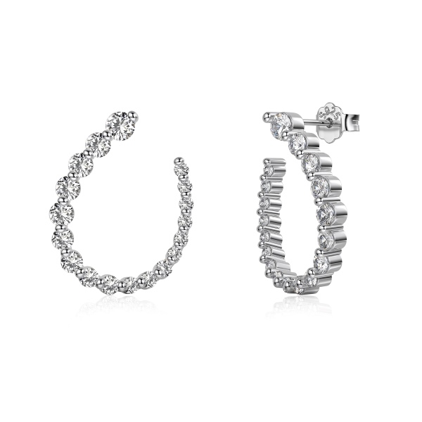 Sterling Silver 925 Earrings Small