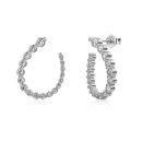 925 Sterling Silver Cubic Zirconia Earrings