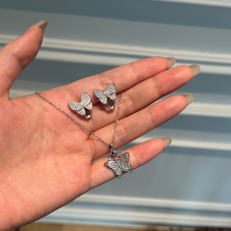 925 Sterling Silver Cubic Zirconia Earrings - Image 3