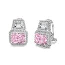 925 Sterling Silver 8A Cubic Zirconia Earrings