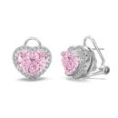 925 Sterling Silver 8A Cubic Zirconia Earrings
