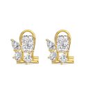 925 Sterling Silver 18K Plated Cubic Zirconia Earrings