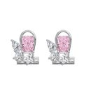925 Sterling Silver 8A Cubic Zirconia Earrings