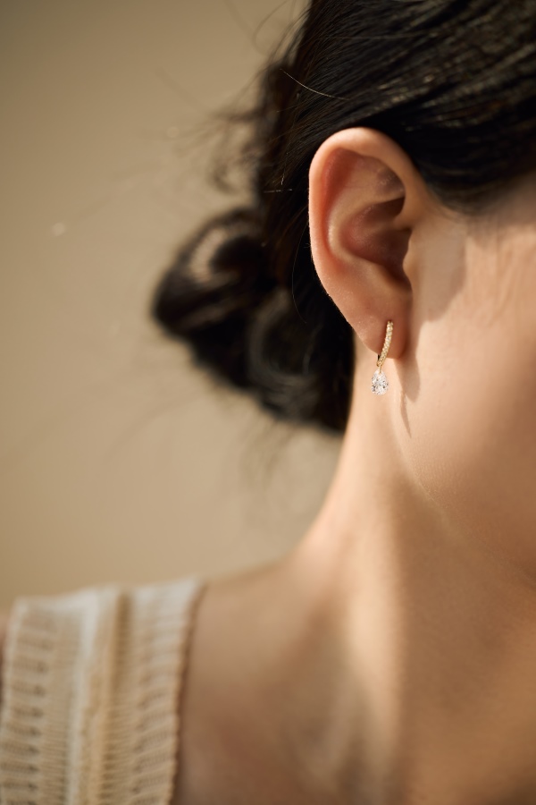 925 Sterling Silver Cubic Zirconia Earrings - Image 4
