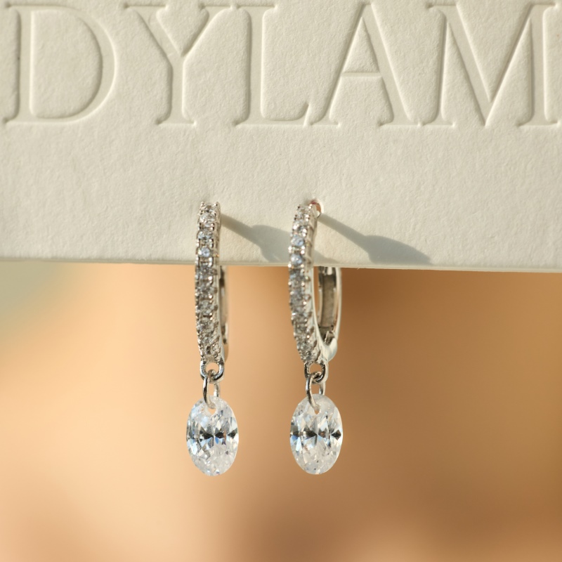 925 Sterling Silver Cubic Zirconia Earrings - Image 3