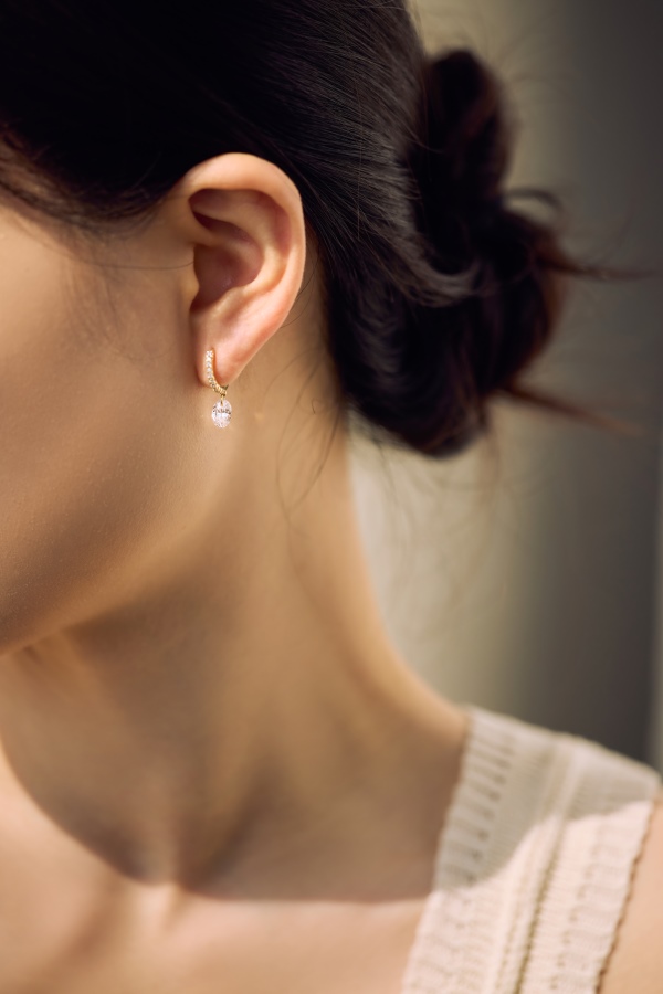 925 Sterling Silver Cubic Zirconia Earrings - Image 5