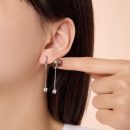 925 Sterling Silver Plated Cubic Zirconia Earrings