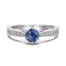 925 Sterling Silver 5A Cubic Zirconia Ring