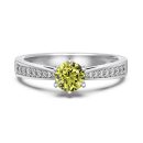 925 Sterling Silver 5A Cubic Zirconia Ring