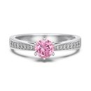 925 Sterling Silver 5A Cubic Zirconia Ring