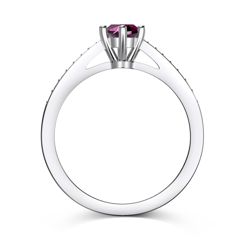 925 Sterling Silver 5A Cubic Zirconia Ring - Image 2