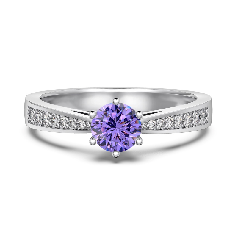 925 Sterling Silver 5A Cubic Zirconia Ring