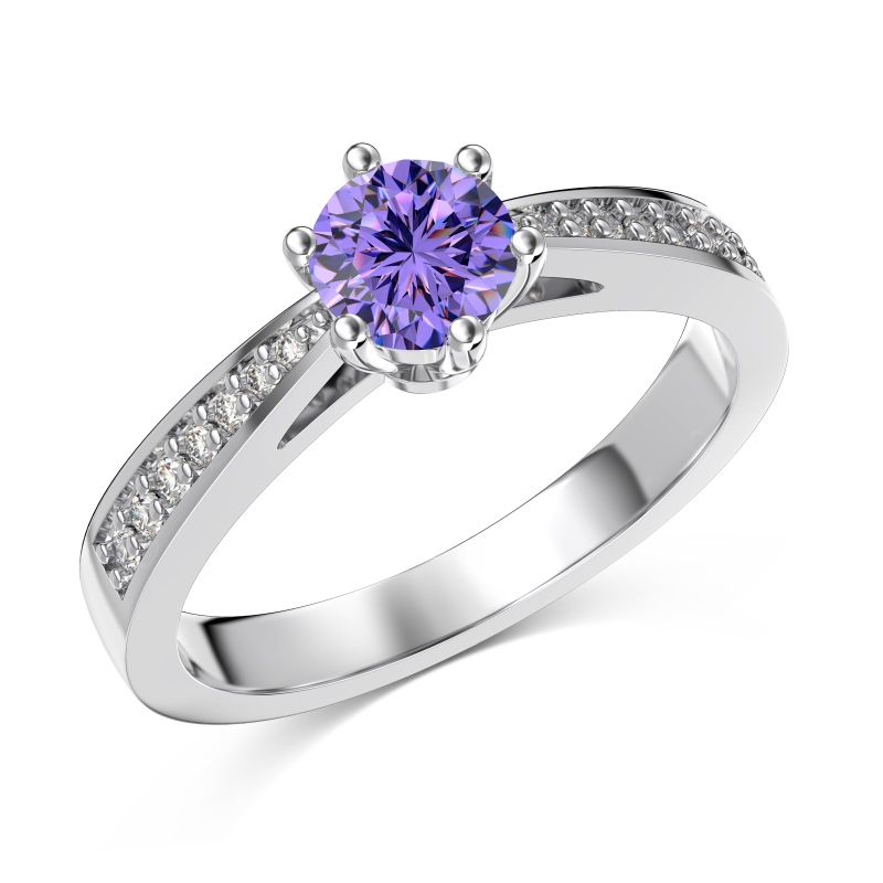 925 Sterling Silver 5A Cubic Zirconia Ring - Image 2