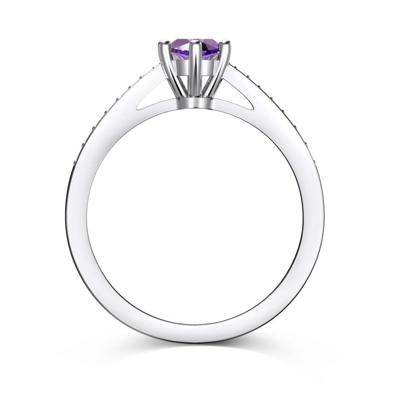 925 Sterling Silver 5A Cubic Zirconia Ring - Image 3