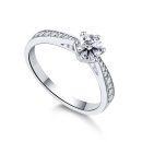 925 Sterling Silver 5A Cubic Zirconia Ring