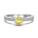 925 Sterling Silver 5A Cubic Zirconia Ring