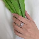 925 Sterling Silver Cubic Zirconia Ring