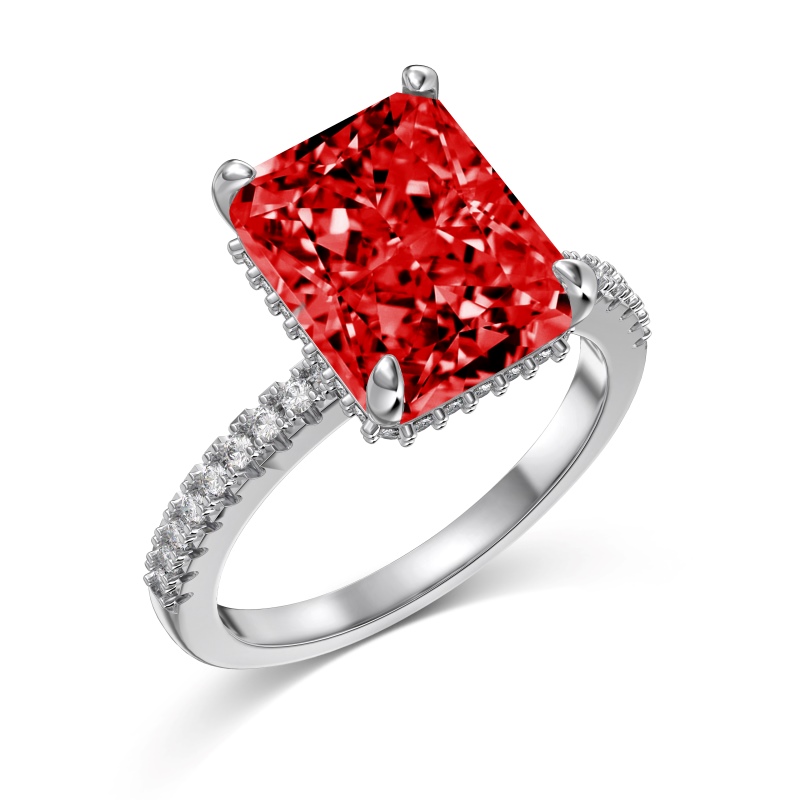 925 Sterling Silver 8A Cubic Zirconia Ring - Image 2